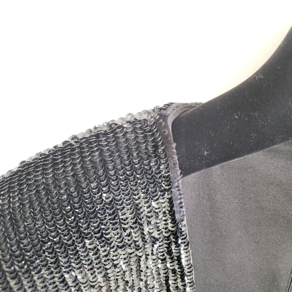 Retrofete Aubrielle Sequined Black Mini Cocktail Dress NWT Size Small - Picture 16 of 17